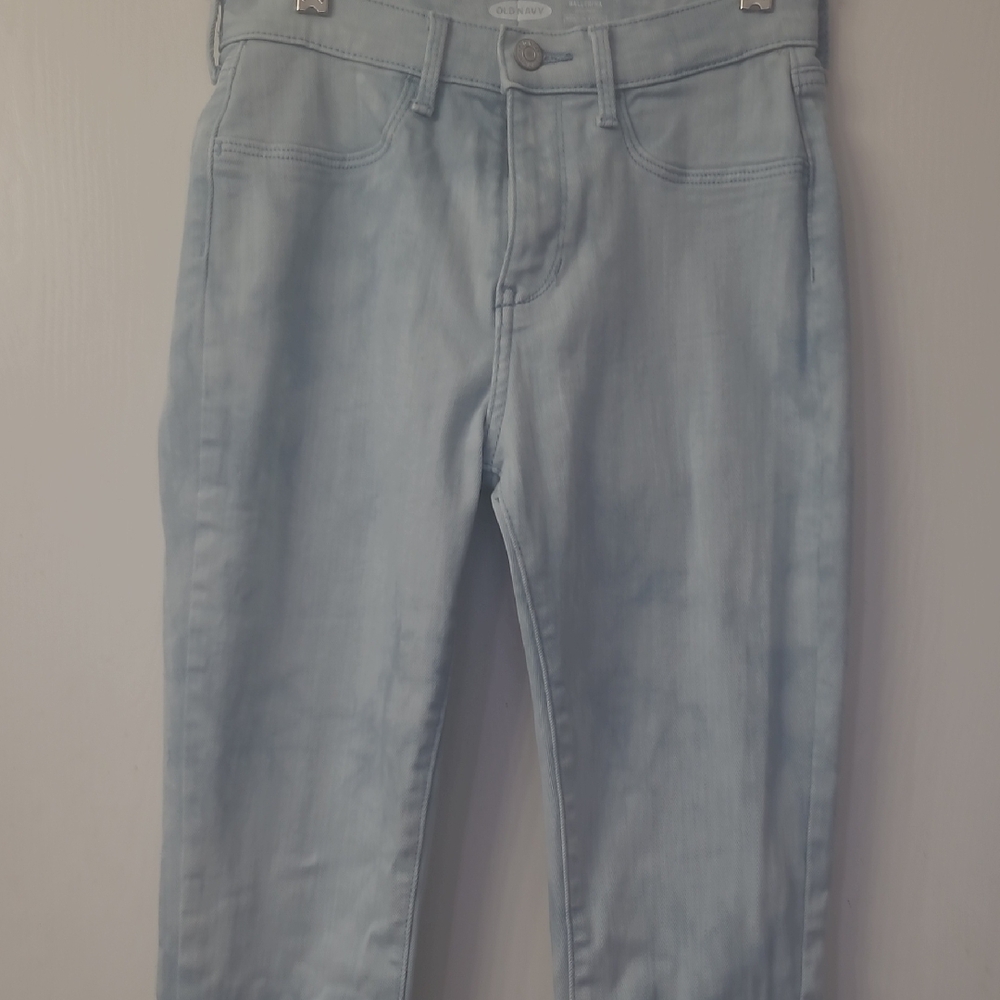 Old Navy Blue Cropped Denim Jeans